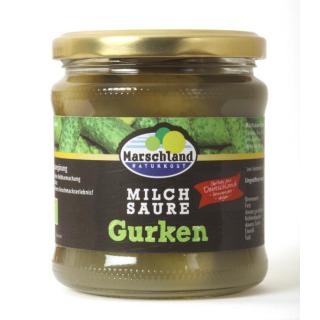 milchsaure Salzgurken, fermentiert, 330g