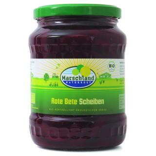 Rote Bete Scheiben, Marschland, 670g