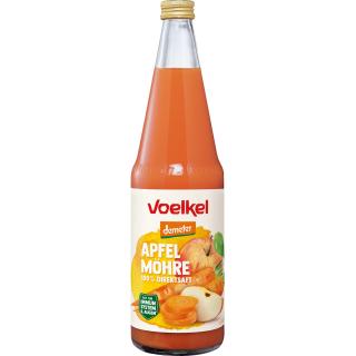 Apfel Möhren Saft, 0,7l  + Pfand