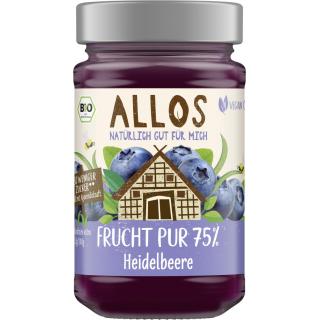 Frucht pur Heidelbeere, 75% Fucht, 250g