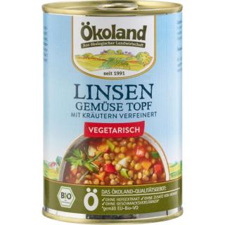 Linsen Gemüse Topf, 400g