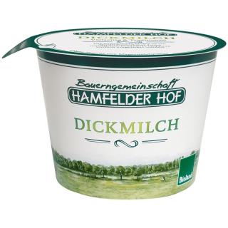 Dickmilch mind. 4,2% Fett Becher Hamfelder Hof bio