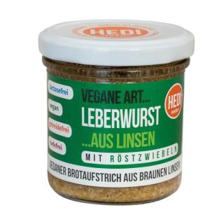 Vegane Leberwurst mit Röstzwiebeln