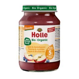 Gläschen Apfel Heidelbeere