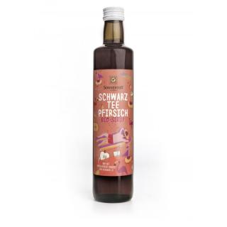 Schwarztee Pfirsich Eistee Sirup, 500ml