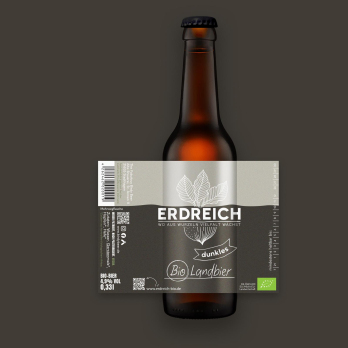 Erdreich-Bio Landbier dunkel, 4er Pack, Preis inkl. Pfand