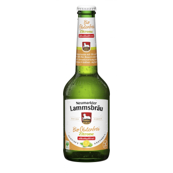 Lammsbräu Bio Glutenfrei Zitrone alkoholfrei, 0,33l