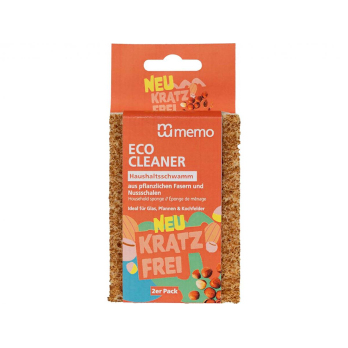 Eco Cleaner Spülschwamm mit Mandel-&Haselnussschalen, 2 Stück