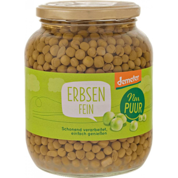 Erbsen fein im Glas, 680g
