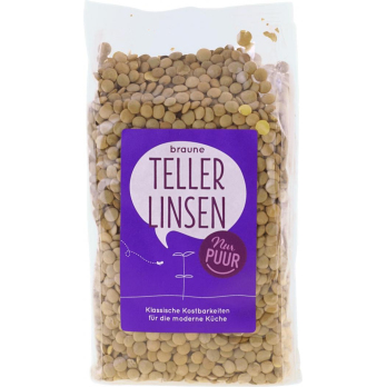Braune Teller Linsen, 500g