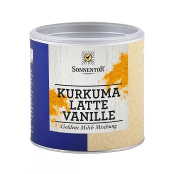 Kurkuma Latte Vanille Dose, Goldene Milch