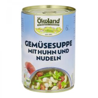 Gemüsesuppe mit Huhn, 400 ml
