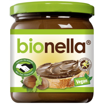 bionella Nuß-Nougat-creme, vegan 400g