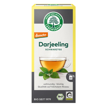 Schwarztee Darjeeling in Beuteln