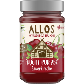 Frucht pur Sauerkirsche, 75% Frucht,250g