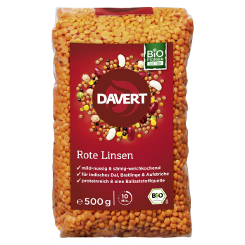 Rote Ganze Linsen, 500g
