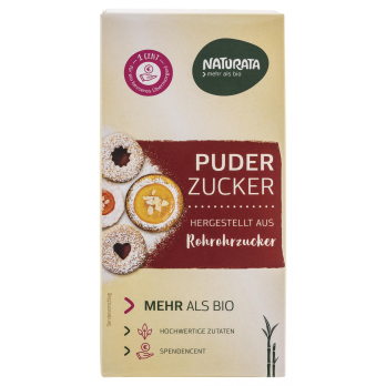 Puderzucker aus Rohrohrzucker, 200g