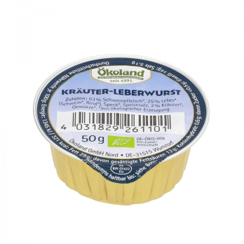 Feine Leberwurst mit Kräuter