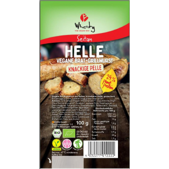 Wheaty Helle Bratwurst, 2 Stück, vegan