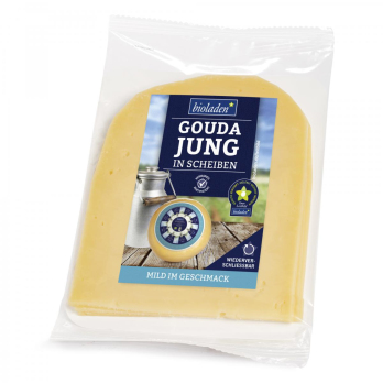 Gouda jung in Scheiben, 150g
