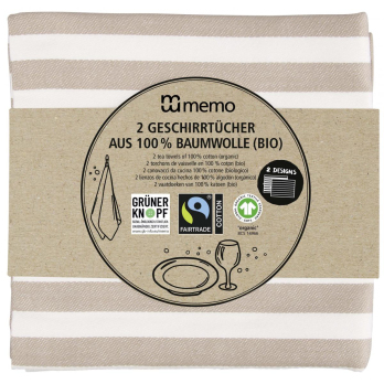 Geschirrtücher aus Bio Baumwolle 50x70cm