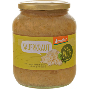 Sauerkraut im Glas, Nur puur