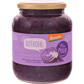 Rotkohl im Glas, 680g, Nur Puur