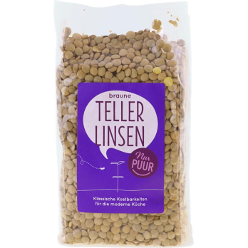 Braune Teller Linsen, 500g